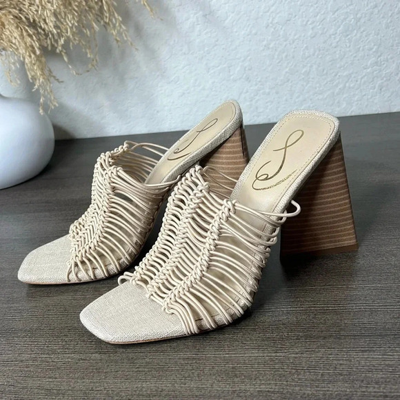 Sam Edelman Laurette Women's Strappy Open Toe Heels - Picture 1 of 12